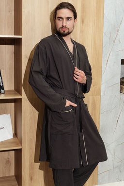 ХАЛАТ МУЖСКОЙ арт. 4715M-75095.1H-091 - Almando melado фото 8