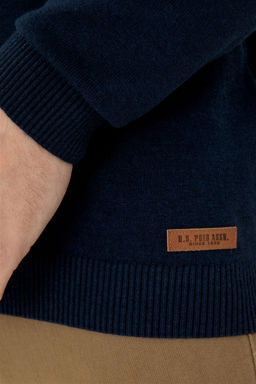 U. S. Polo Assn Мужской темно-синий свитер - U.s. polo assn фото 7