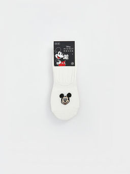 Mickey Mouse Bask?l? Kad?n Babet ?orap 3l?