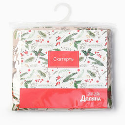 Скатерть Доляна Bullfinch=149×220+/- 3 см, 100% хлопок, рогожка 164 г/м²