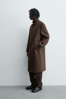 TEXTURED WOOL COAT