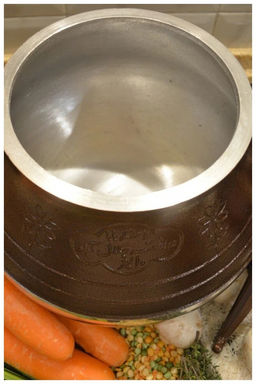 Казан (скороварка) 15,0 л Афганский, с ручками, двухцветный (Н104)
