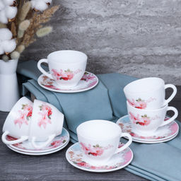 Чайный набор 12 предметов 220 мл картон / GRAY-GB220 (6801) /уп 8/ Розы на голубом - Галеонтрейд фото 2
