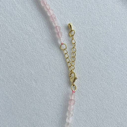 Бусы из Розового кварца огранка 43 см +