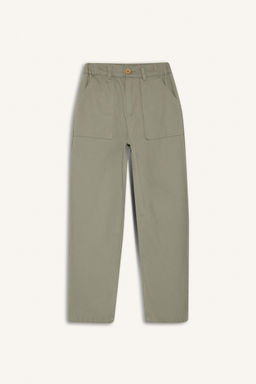 %100 Pamuk Loose Fit Standart Pa_a Gabardin Pantolon Erkek _ocuk - Defacto фото 8