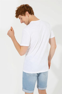 U. S. Polo Assn Мужская белая футболка с круглым вырезом - U.s. polo assn фото 11