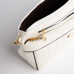 Сумка кросс-боди на молнии, цвет молочный - Simaland фото 7