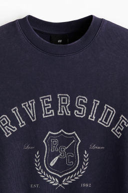 Sudadera estampada Loose Fit - H&m фото 8
