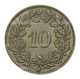 10 раппенов 1922 года Швейцария