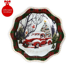 Салатник стеклянный Доляна Новогоднее настроение, 400 мл, 193,7 см  фото 6