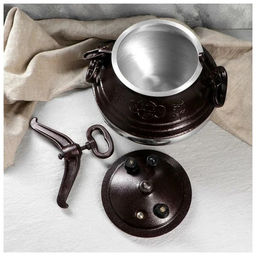 Казан (скороварка) 10,0 л Афганский, с ручками, двухцветный