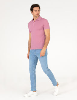 G_l Kurusu Polo Yaka Slim Fit Basic Merserize T-shirt