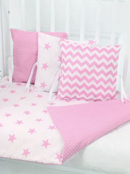 Бортики в кровать - Розовый Набор бортиков