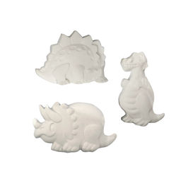 Заготовка для декорирования Love2art ВА-04 Набор заготовок для декорирования гипс 21 х 16 х 2 см 3 шт Динозаврики  фото 3