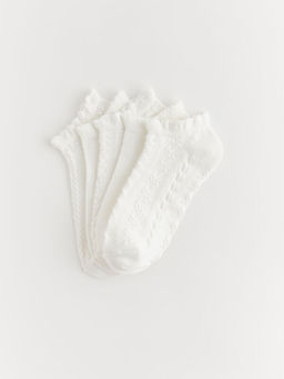 Kendinden Desenli K?z ?ocuk Patik ?orap 5li - Waikiki фото 2