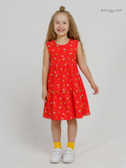 Сарафан Мия пчелки на красном - Sovalina фото 3