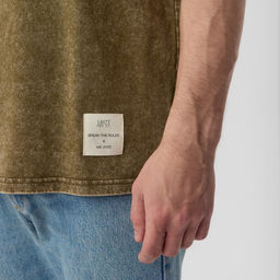 Футболка мужская MIST из вареного хлопка, зеленый, р-р L