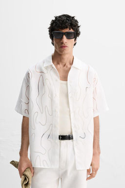 ABSTRACT JACQUARD SHIRT - Zara фото 2