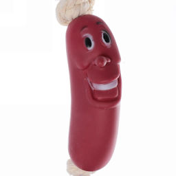 Цена за 2 шт. Игрушка - канат для собак "Сосиски для Бро", цвет как на фото, 57см (лейбл)