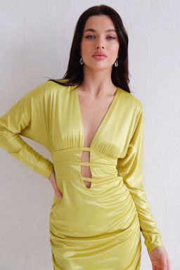 11439 Платье вечернее лайм (остаток: 40, 42, 44, 46, 48) - Martichelli фото 12