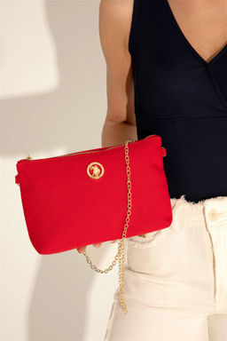 Женская красная сумка - U.s. polo assn фото 2