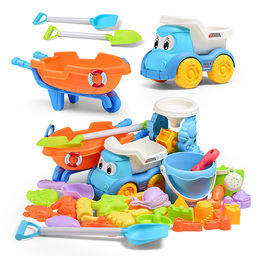 Набор для игры в песке "Пляжные приключения" в сетке (30 предметов) Набор для игры в песке "Пляжные приключения" в сетке (30 предметов)