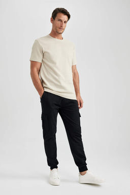 Спортивные штаны с эластичными штанинами и карманами-карго стандартного кроя - Defacto фото 4