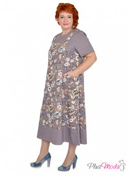 Платье Модель №1223 размеры 44-84 - Plusmoda фото 9
