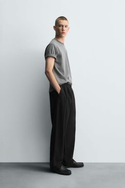 PLEATED WIDE-LEG TROUSERS - Zara фото 4