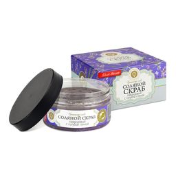 Соляной скраб ЛАВАНДОВЫЙ с голубой глиной, 300 г - Мануфактура дом природы фото 2