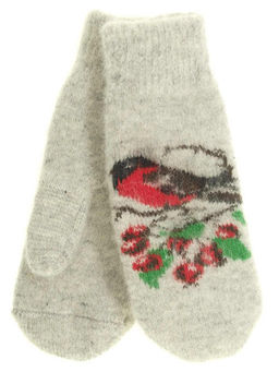 Варежки женские "Снегирь" КРУГ 3405-4