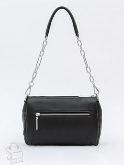 Сумка женская кожаная 0730CH black Polina&Eiterou