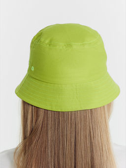 Панама детская для девочек в лаймово-желтом цвете - Mark formelle фото 9