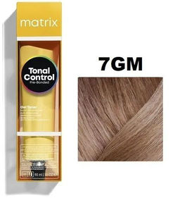 7GM Блондин Золотистый Мокко Кислотный тонер Tonal Control Pre-Bonded, 90 мл MATRIX