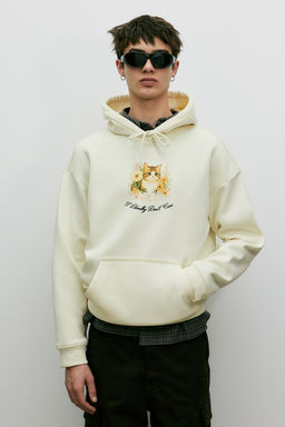 Sudadera con capucha y estampado Loose Fit - H&m фото 2