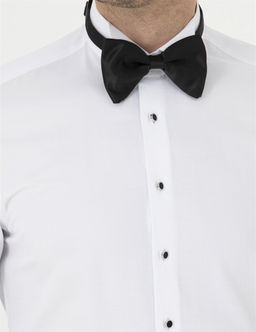 Beyaz Slim Fit Smokin G_mlek