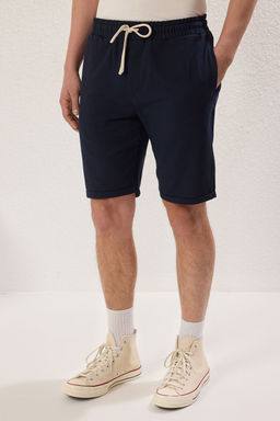 TRENDYOL MAN Ekru Regular Fit Keten Gorunumlu Sort TMNSS23SR00030 - Trendyolmilla фото 3
