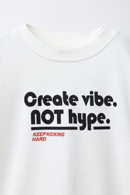 SLOGAN PRINT T-SHIRT
