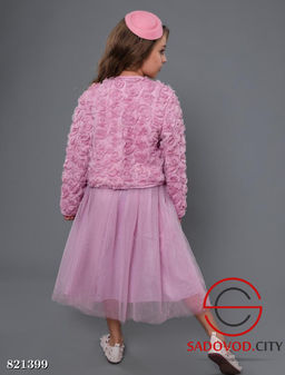 Праздничный комплект для девочки (пиджак + платье)