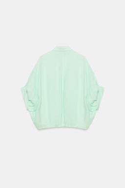 CAMISA GLOBO / Menta - Zara фото 7
