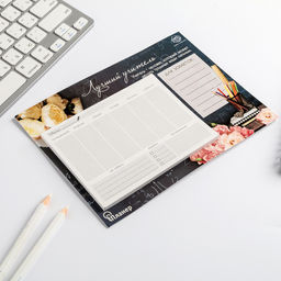 Планер на магнитах с отрывными листами «Лучший учитель», 50 л., 15×20 см, размер части для заполнения 10×13 см