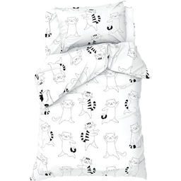 Постельное бельё Этель 1,5 сп Dancing cats, 143х215 см, 150х214 см, 50х70 см -1 шт, 100% хлопок, бязь