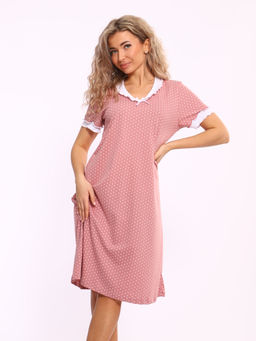 М431 Сорочка Зефирка (сухая роза) - Иванушка-трикотаж фото 7