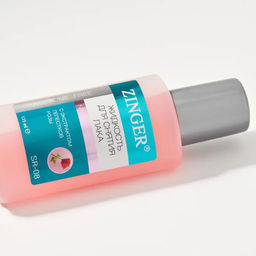 Zinger Жидкость для снятия лака с экстрактом розы, 125 мл