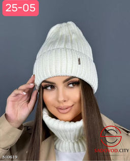 Набор шапка и снуд двойной - Bruno фото 4