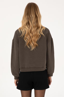 Kad_n Koyu Kahverengi Sweatshirt - U.s. polo assn фото 5