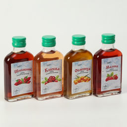 Подарочный набор сиропов Зимние ягоды, 4 шт. по 100 мл