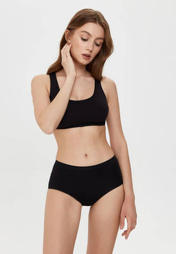 CONTE Трусики бикини высокой посадки BASIC COLLECTION LB 2016 (в коробке) black - Conte elegant фото 6