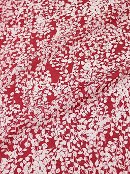 Штапель Муравушка цв.винтажно-малиновый, ш.1.44м, вискоза-100%, 90гр/м.кв