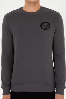 Erkek Gri Sweatshirt